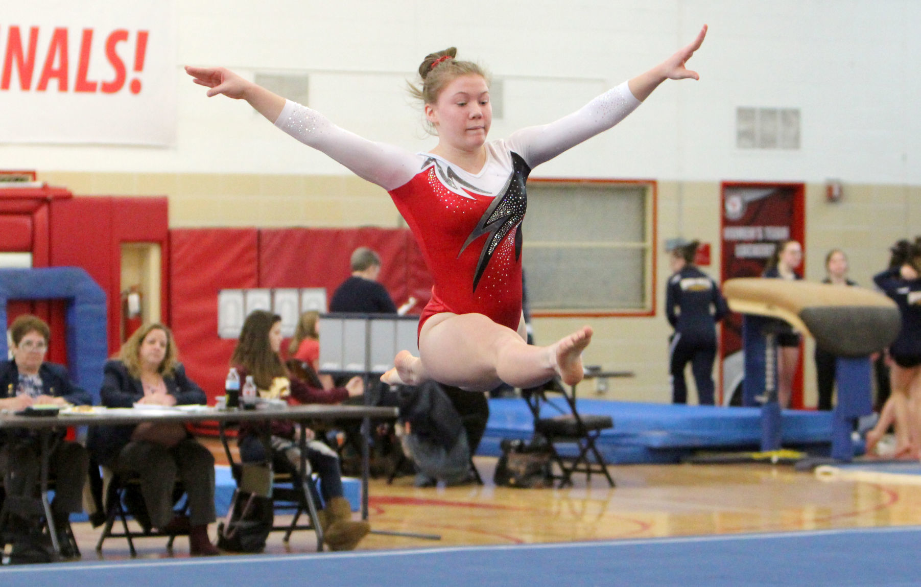 Big Rivers Conference Gymnastics Meet at Chippewa Falls 2-16-19